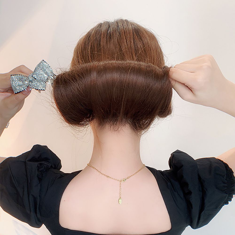 Kẹp Tóc Hình Nơ Dễ Thương Nhiều Màu Sắc Phong Cách Hàn Quốc Cho Nữ