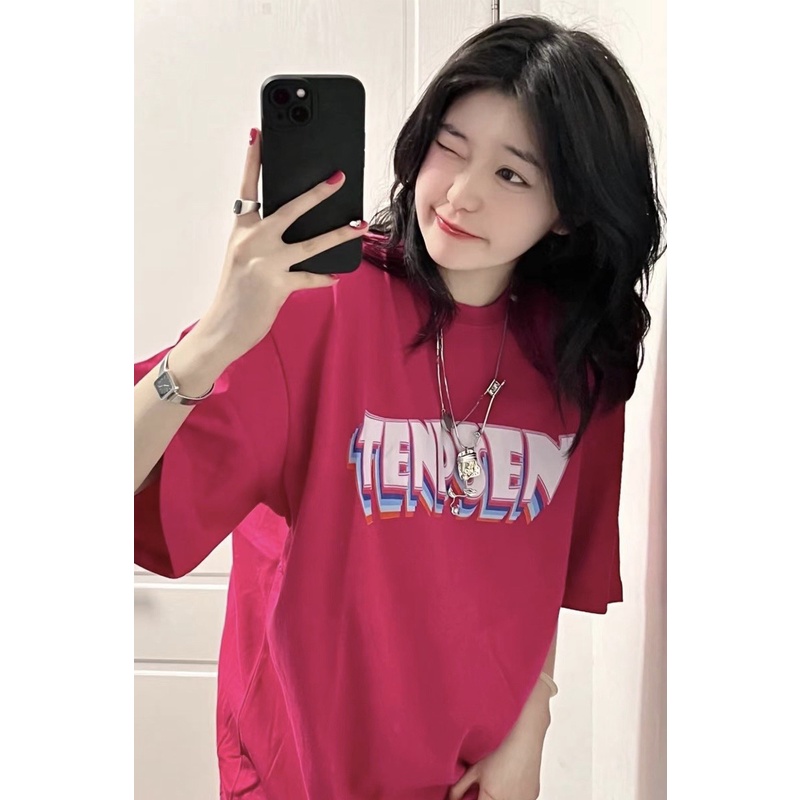 Áo thun tay lỡ form rộng TENPSEN NEKOSG, áo phông form rộng Unisex ATL314