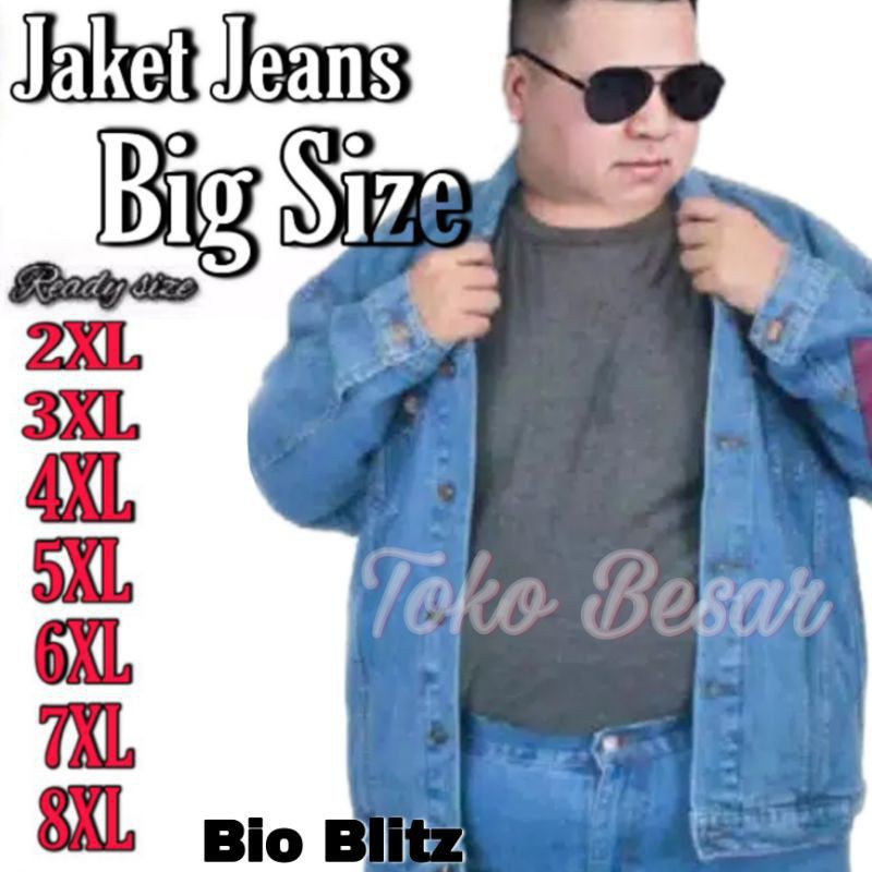 Áo Khoác Jeans Nam Size Lớn 2xl 3xl 4xl 5xl 6xl 7xl 8xl / Sành Điệu