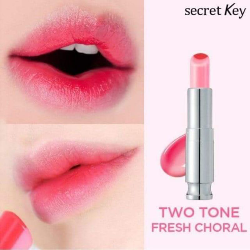 Son dưỡng 2 màu SECRET KEY SWEET GLAM- Two Tone Glow