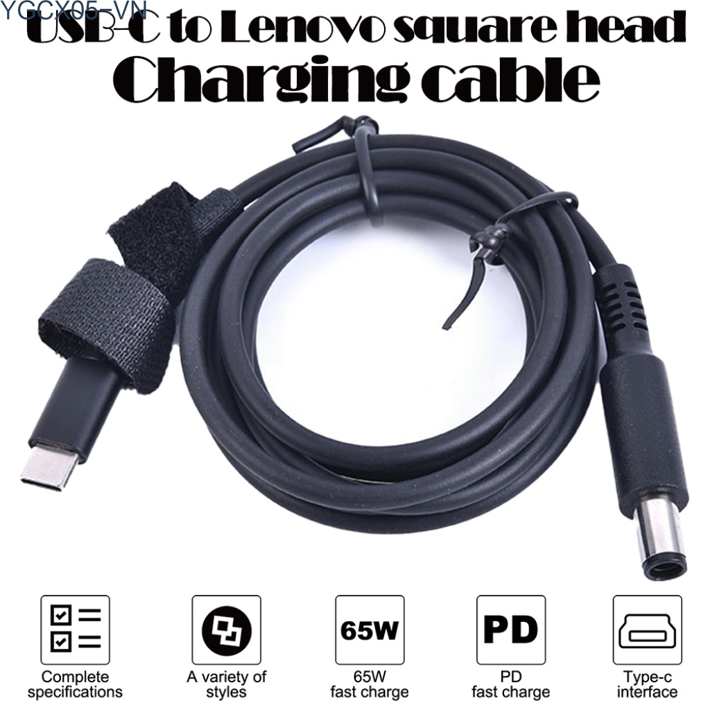 Dây Cáp Sạc Nhanh 65w Cổng Usb Type C Cho Laptop Dell / Hp / Asus / Lenovo / Acer | BigBuy360 - bigbuy360.vn