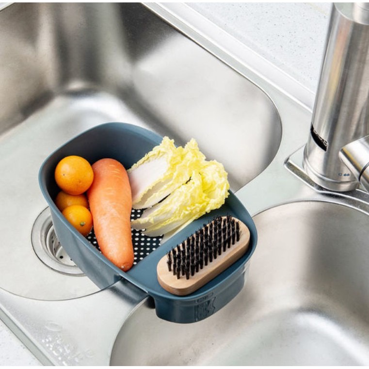Khay Đựng Đồ Rửa Chén, Đựng Hoa Quả, Lọc Rác Đa Năng, Tiện Lợi, Gọn Gàng
