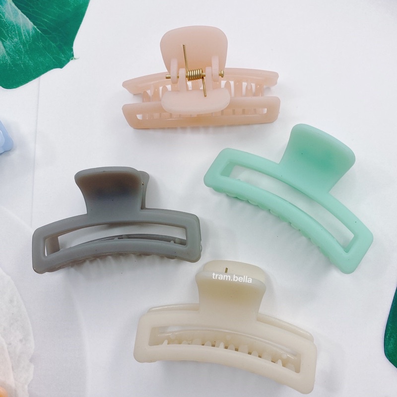 kẹp tóc càng cua kiểu hàn quốc màu pastel