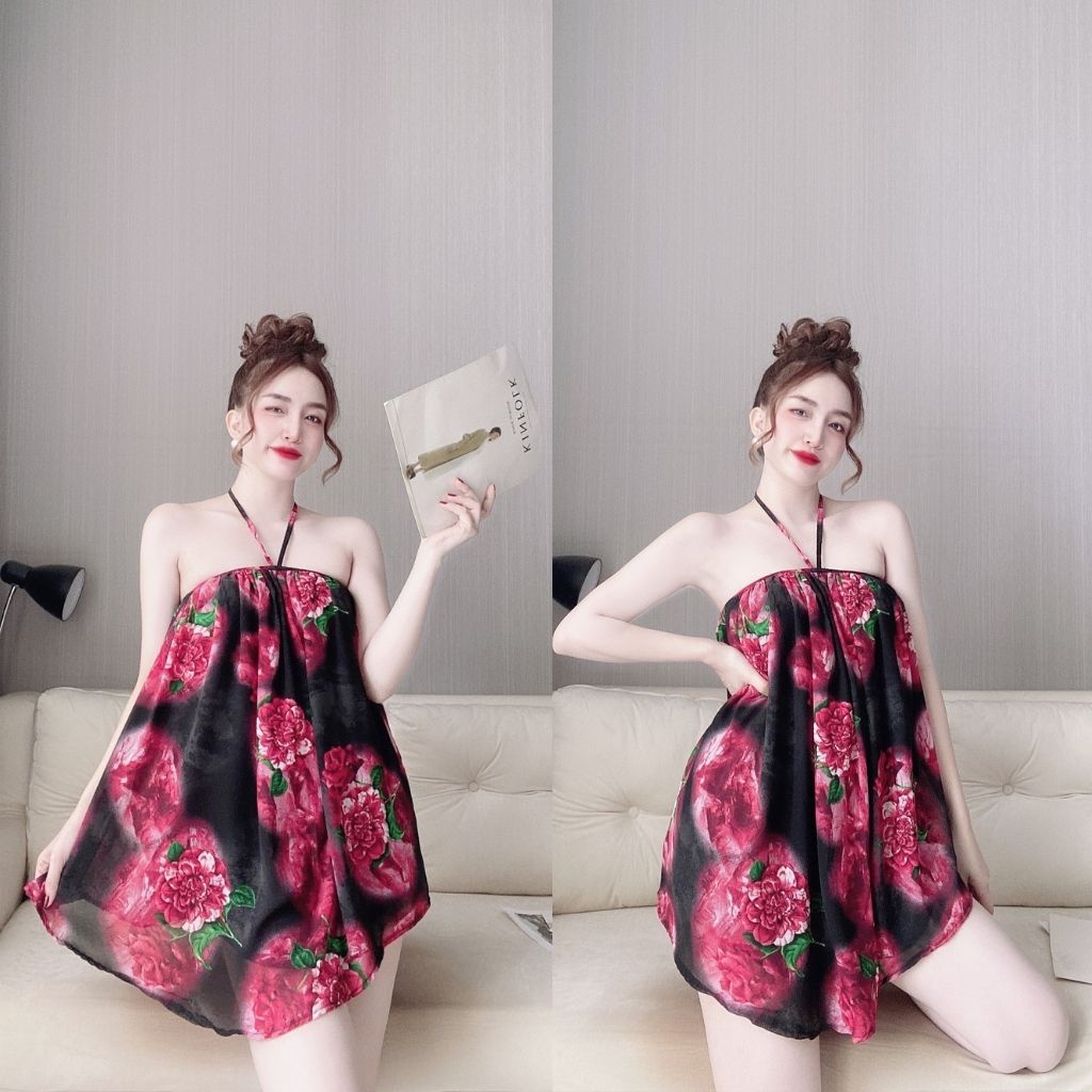 Váy ngủ sexy ❣️FREE SHIP❣️ Đầm ngủ sexy Chất Siêu Mát Dáng Siêu Xinh &lt;65kg