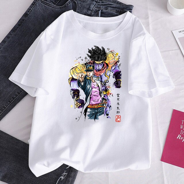 HOT🔥 Áo Phông Jojo's Bizarre Adventure Kira Yoshikage Killer Queen Villain  anime manga mẫu mới cực 