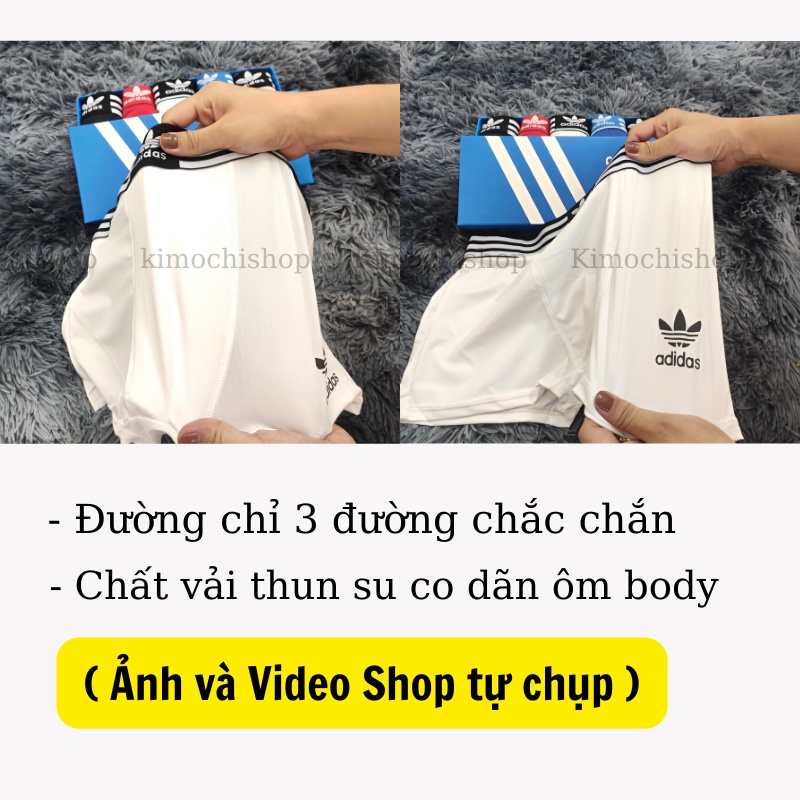 Quần lót nam thun lạnh cao cấp kiểu dáng boxer đẹp quần sịp nam đùi mềm mại co dãn thoải mái DAS01