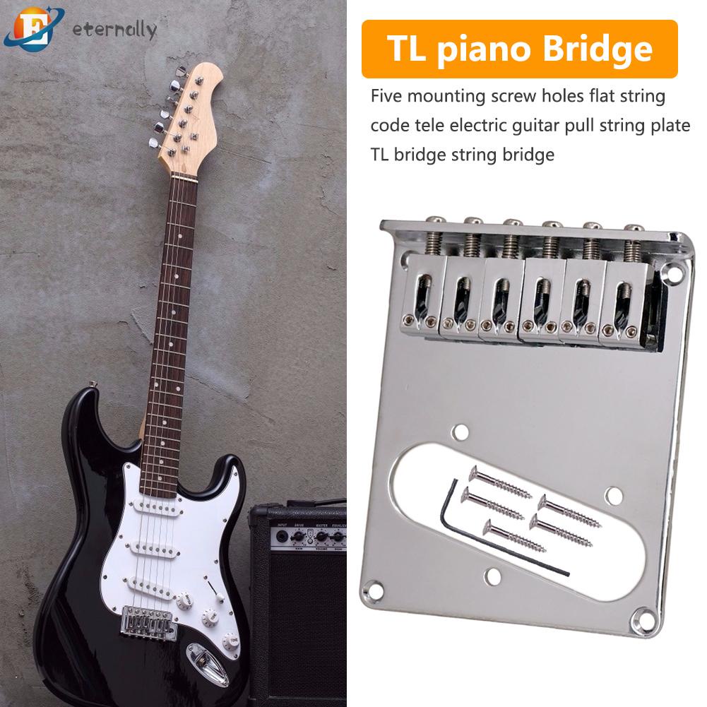 1 Set 6 Ngựa Đàn Thay Thế Cho Đàn Guitar Điện Telecaster TL