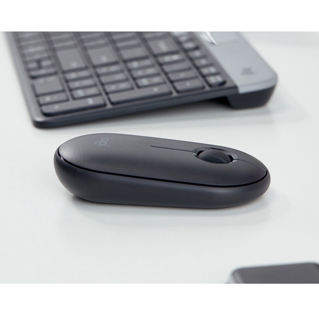 Chuột không dây Logitech M350 Pebble - Silent không tiếng click ( Bluetooth / USB, nhỏ gọn, giảm ồn, MacOS / PC )