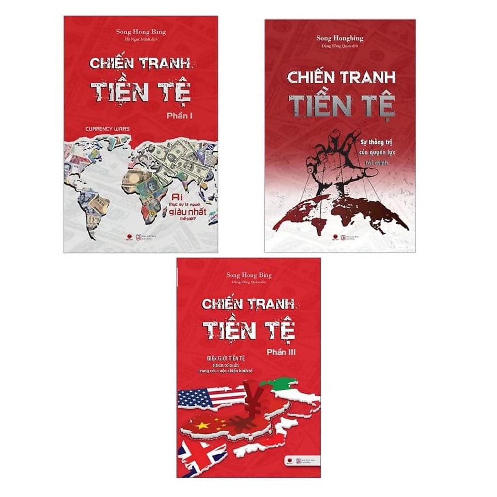 Sách Bách Việt - Combo Chiến Tranh Tiền Tệ (Trọn Bộ 3 Tập)