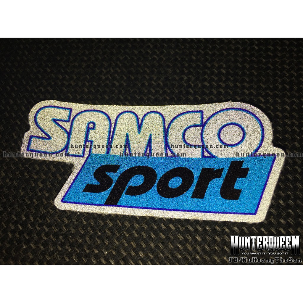 SAMCO chất liệu phản quang decal cao cấp chống nước, sắc nét, bền màu, dính chặt.