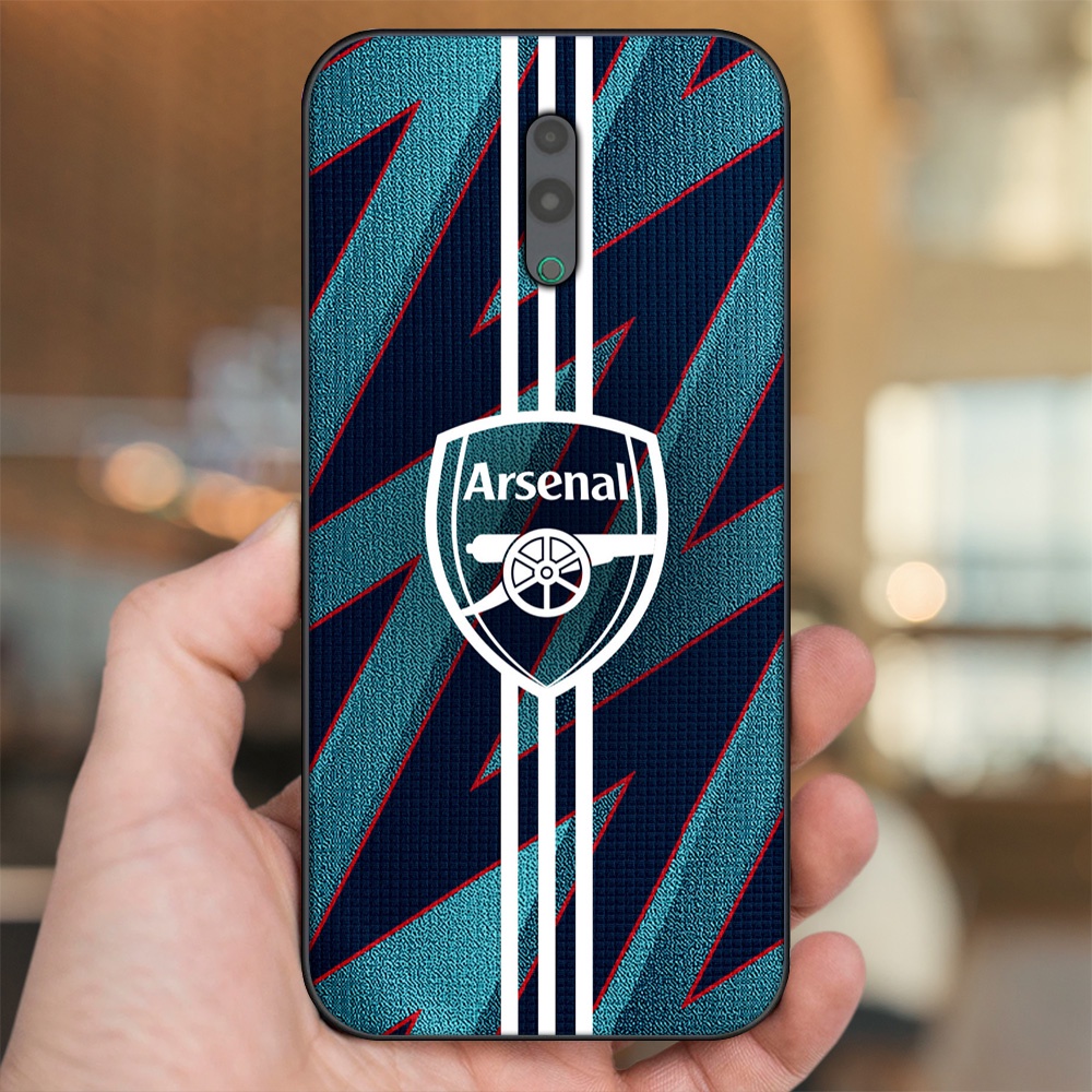 Ốp lưng Oppo Reno viền đen in hình Arsenal FC