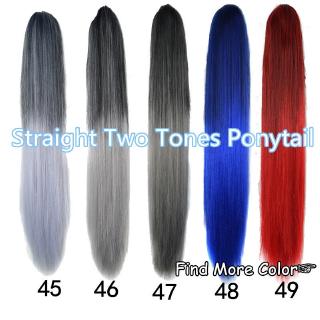 Phần Tóc Giả Làm Dày Tóc Kiểu Thẳng Dài 24"