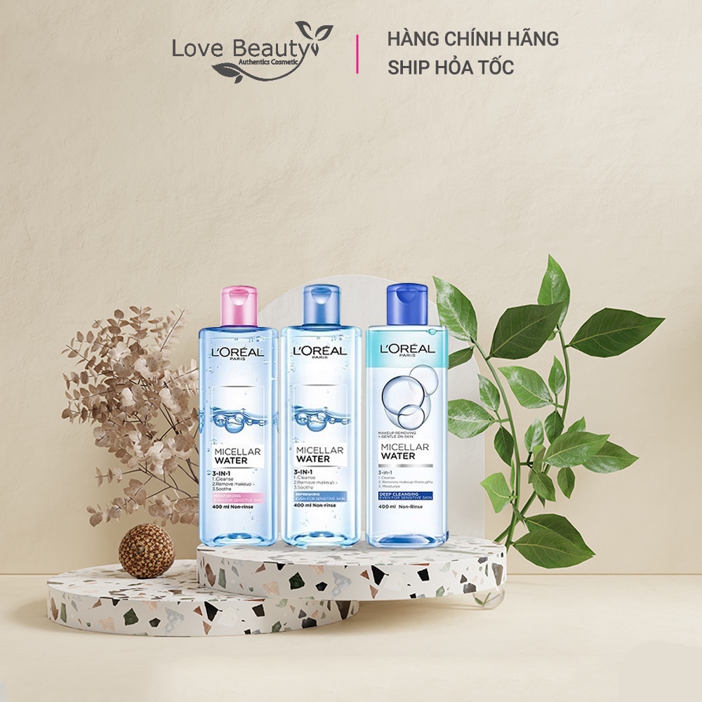 Nước Tẩy Trang Loreal Làm Sạch Sâu Trang Điểm 95Ml