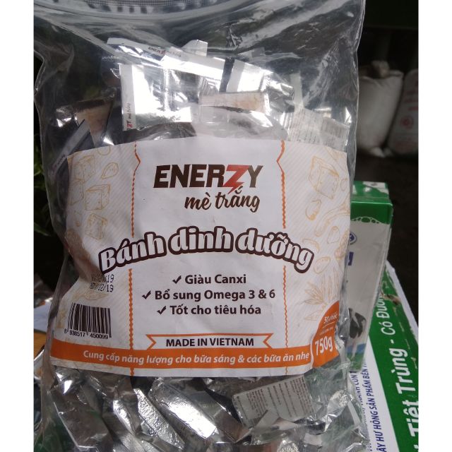 BÁNH DINH DƯỠNG ENERZY MÈ TRẮNG 750G