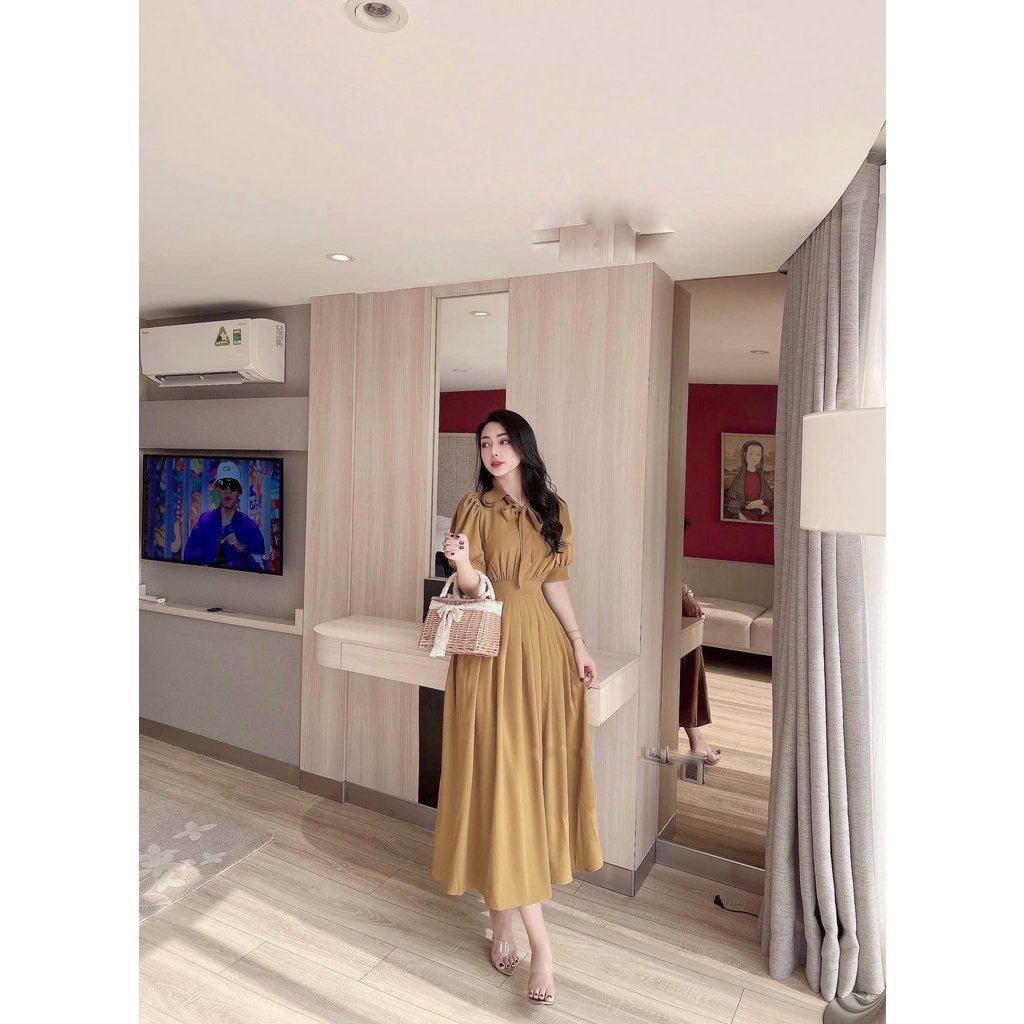 Váy xếp li chất siêu đẹp 4 màu