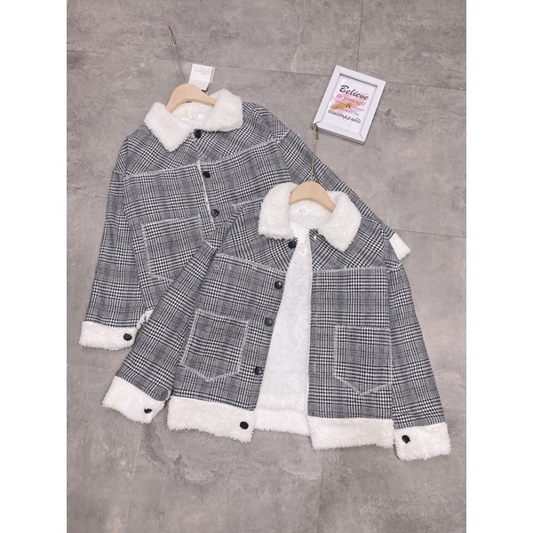 Áo Khoác Dạ Kẻ Lót Lông Túi Bên Siêu Ấm Có Ảnh Thật Kèm Video | BigBuy360 - bigbuy360.vn