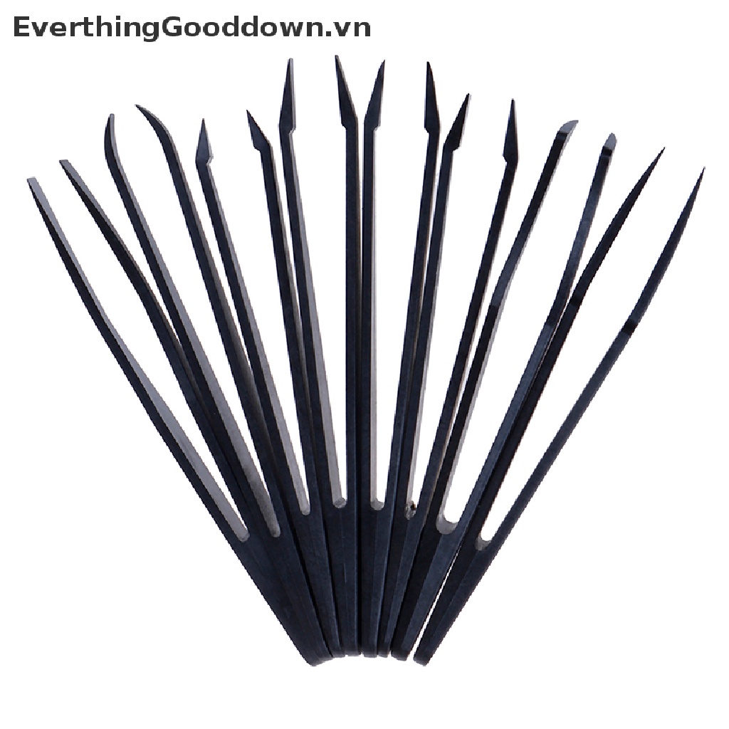 Everthinggooddown Set 8 Nhíp Gắp Bằng Nhựa Chống Tĩnh Điện ESD Forceps