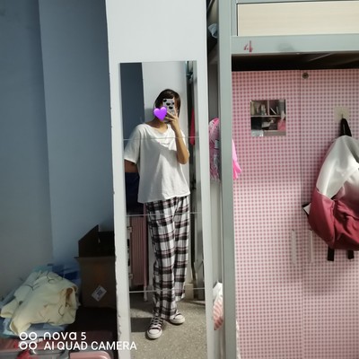 Set quần caro áo thun siêu hot fit 45-65kg