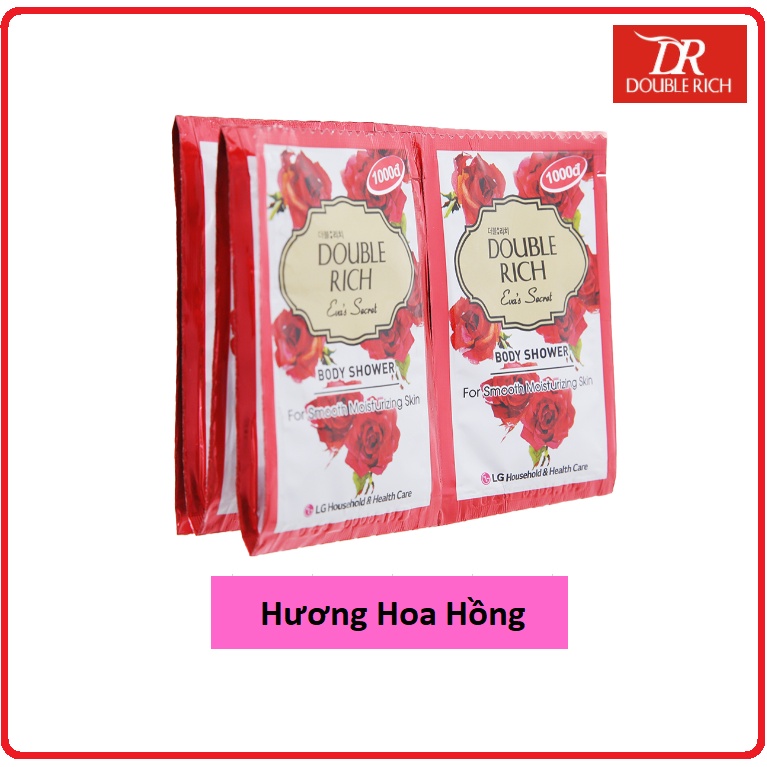 Sữa Tắm DOUBLE RICH Với Hương Nước Hoa Quyến Rũ Dây 7g x 10 Gói