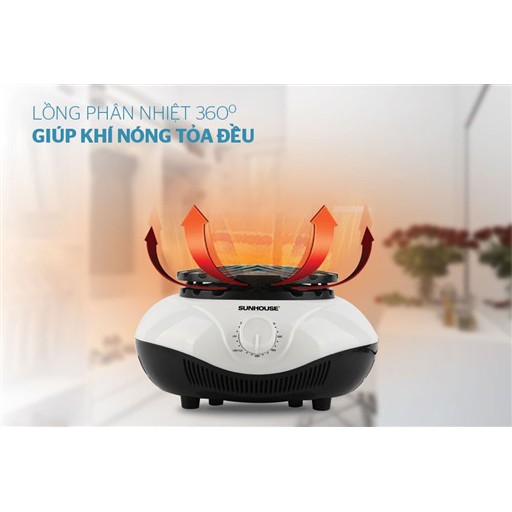 Máy sấy Tủ sấy quần áo 10kg Sunhouse SHD2702 - Hàng chính hãng bảo hành 12 tháng