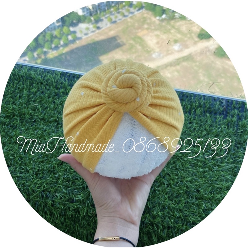 TURBAN CHO BÉ RẺ ĐẸP CHẤT COTTON MỀM MỊN CHO BÉ 0-20M