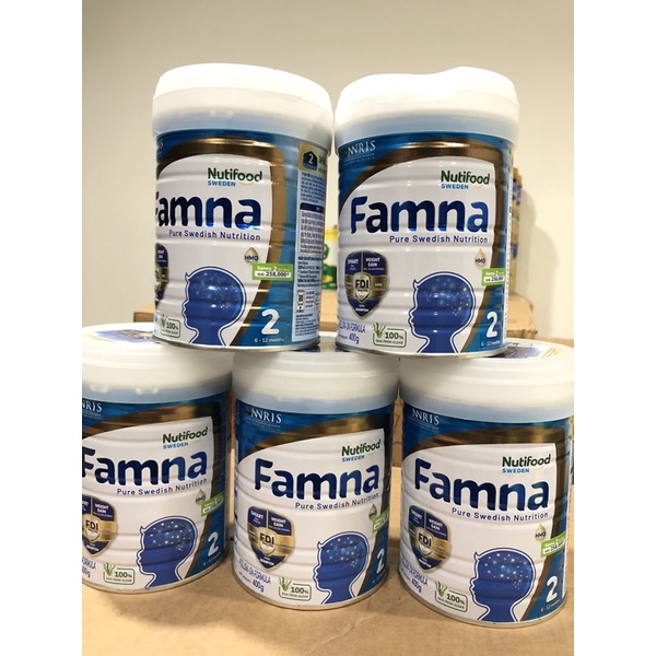 SỮA CÔNG THỨC NUTI FAMNA 2 LON 400G