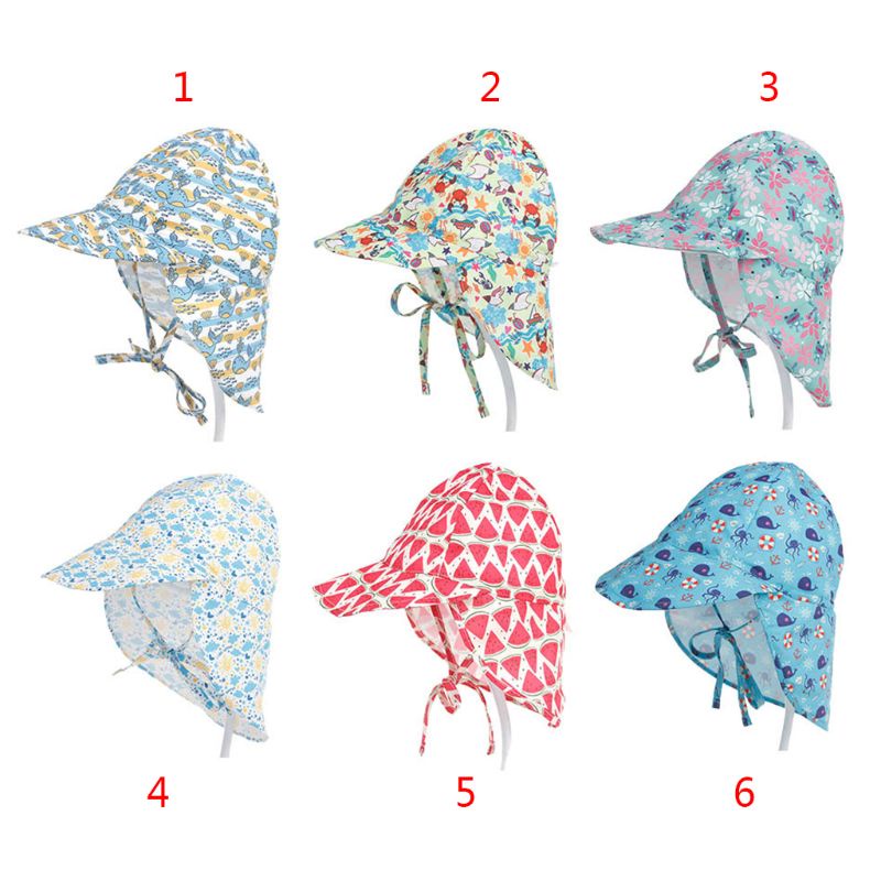 Mũ Chống Nắng Mau Khô In Họa Tiết Dành Cho Trẻ Em