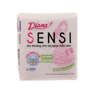 Băng vệ sinh Diana Sensi siêu mỏng không cánh 8 miếng