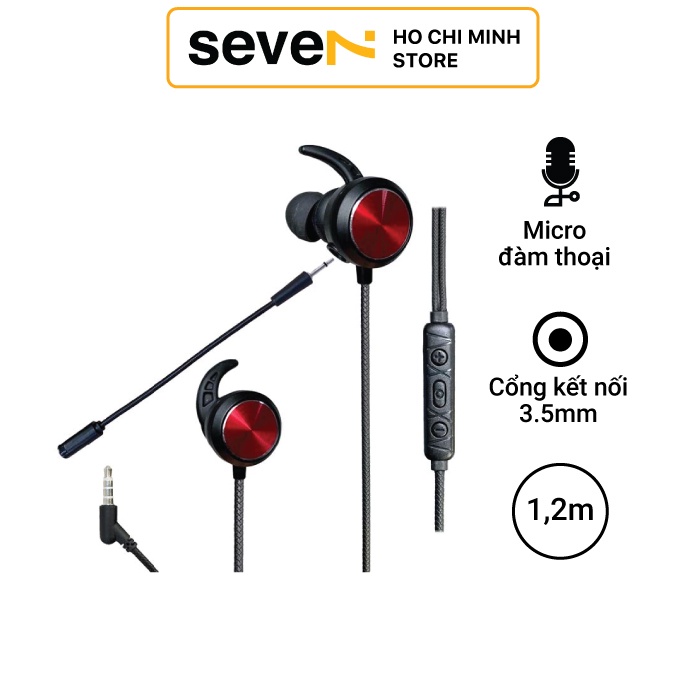 Tai Nghe Game Thủ GM-D01 - Jack 3.5mm có Mic âm thanh chuẩn stereo chuyên Game Mobile, PC