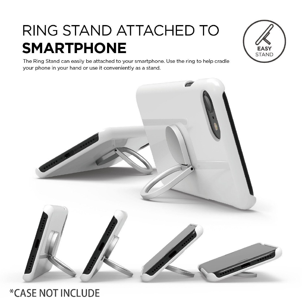 Iring Nhẫn Móc Ngón Tay Giá Đỡ Điện Thoại Xoay 360 Độ Thông Minh