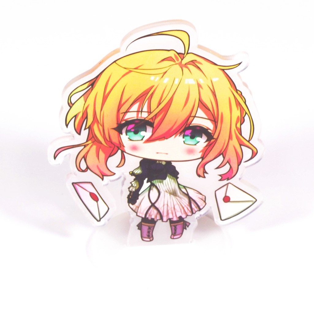 [thanh lý bán lỗ]Standee Tượng Mica Anime chibi 10cm - Violet evergarden [AAM] [PGN20]