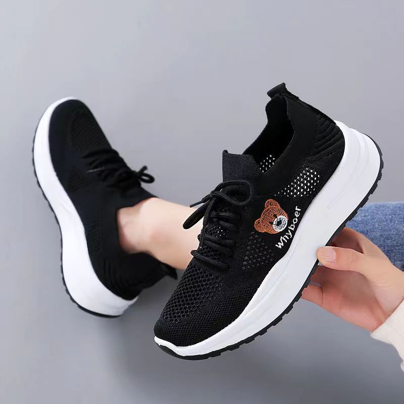 Giày Thể Thao Phối Lưới Thoáng Khí Thời Trang Xuân Hè Cho Nữ TTH225