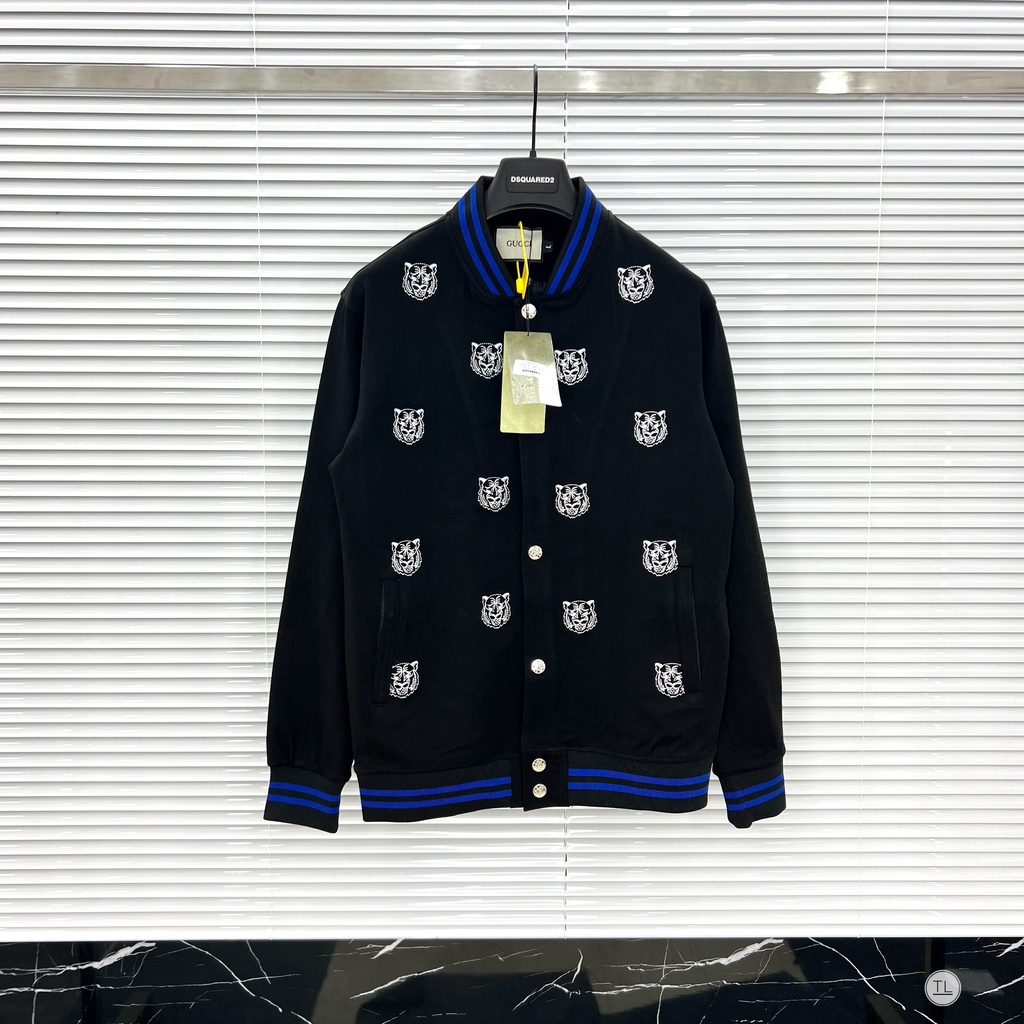 🔥Hot🔥Áo khoác bomber Gucci mặt hổ Thu Đông 2022