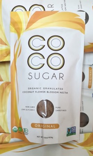 Đường Mật Hoa Dừa Hữu Cơ Túi 454g (organic coconut Sugar)