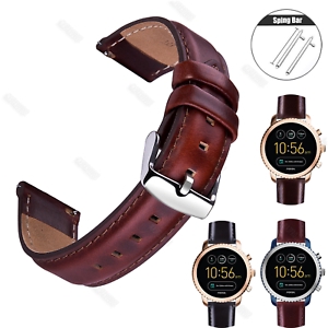 20mm 22mm Genuine Leather Wrist Watch Strap For Samsung Galaxy Watch 42mm 46mm Band