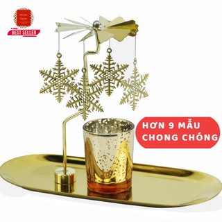 [MẪU MỚI] Chong chóng xoay - phụ kiện trang trí nhà cửa cùng nến thơm (CÓ KÈM KHAY)
