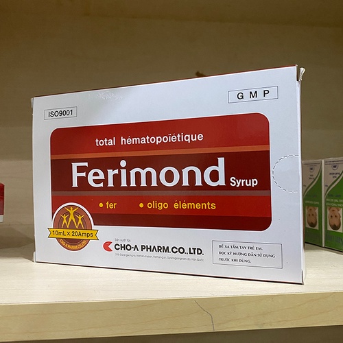 Ferimond -Bổ sung sắt cho phụ nữ mang thai, sau sinh và người thiếu hụt sắt vị ngọt hàng cao cấp Hàn Quốc