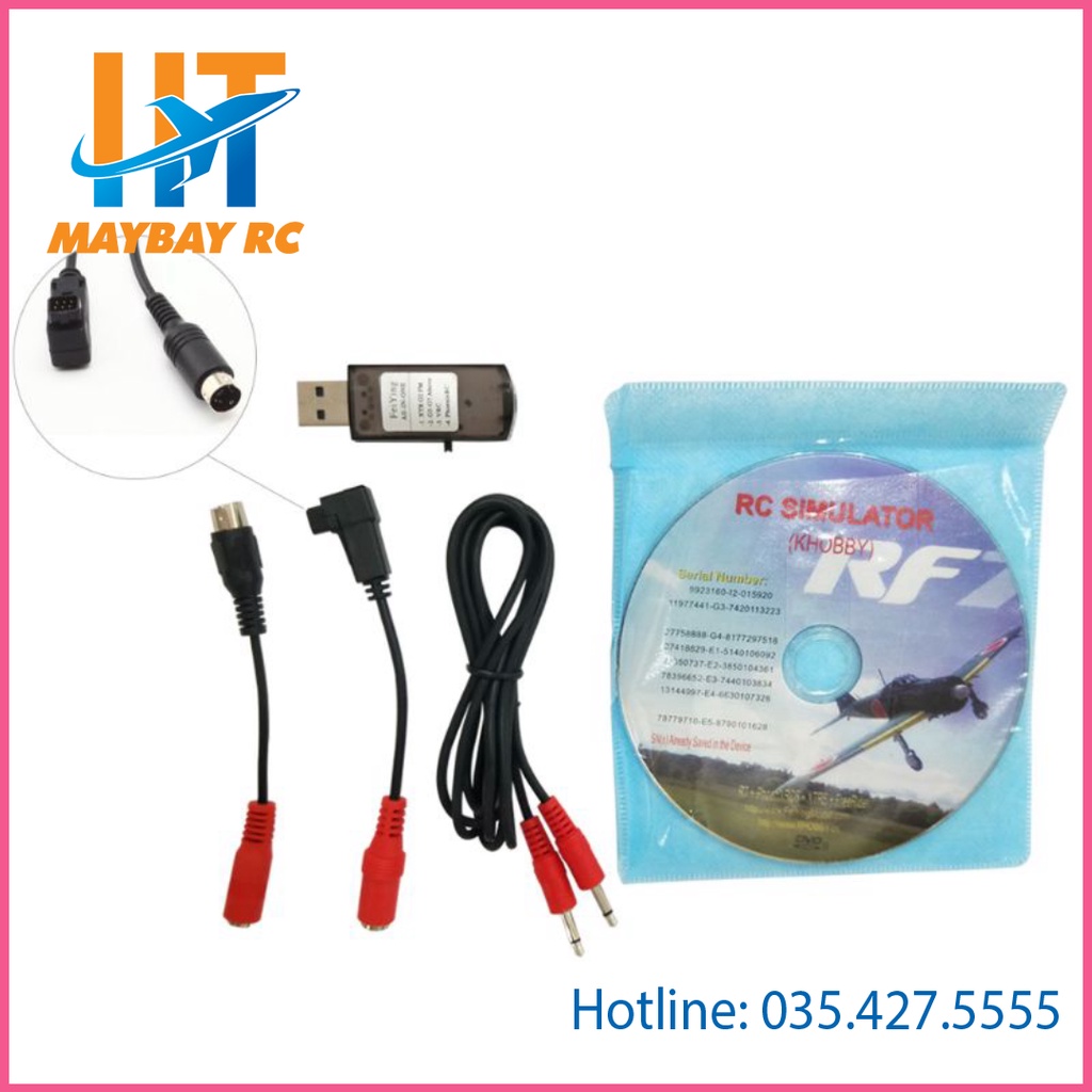 Sim tập bay giả lập RF7 USB Flight All In One Simulator G7 Phoenix 5.0 FreeRider