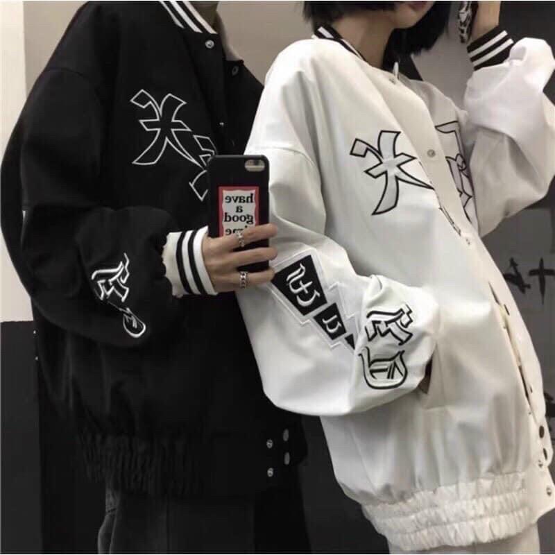 Áo khoác dù Nam Nữ Ulzzang, Áo Bomber Jacket Unisex form rộng (Ảnh Thật/Hàng Sẵn)