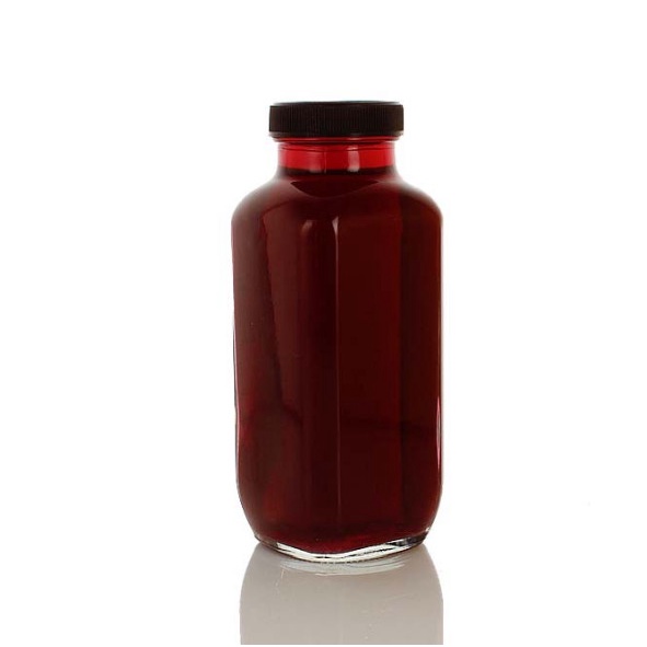 Set 6 chai thủy tinh nắp nhựa đựng sữa, nước ép cao cấp 350ml