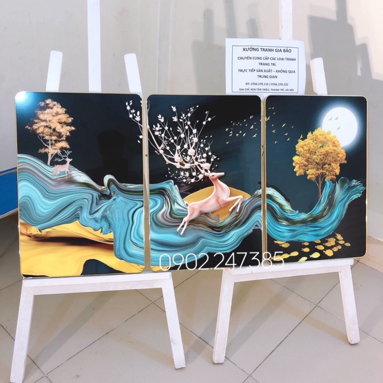 Tranh Treo Tường TRÁNG GƯƠNG cao cấp,  Gỗ HDF Nguyên tấm Dầy 12ly, xưởng SX trực tiếp không qua trung gian | BigBuy360 - bigbuy360.vn