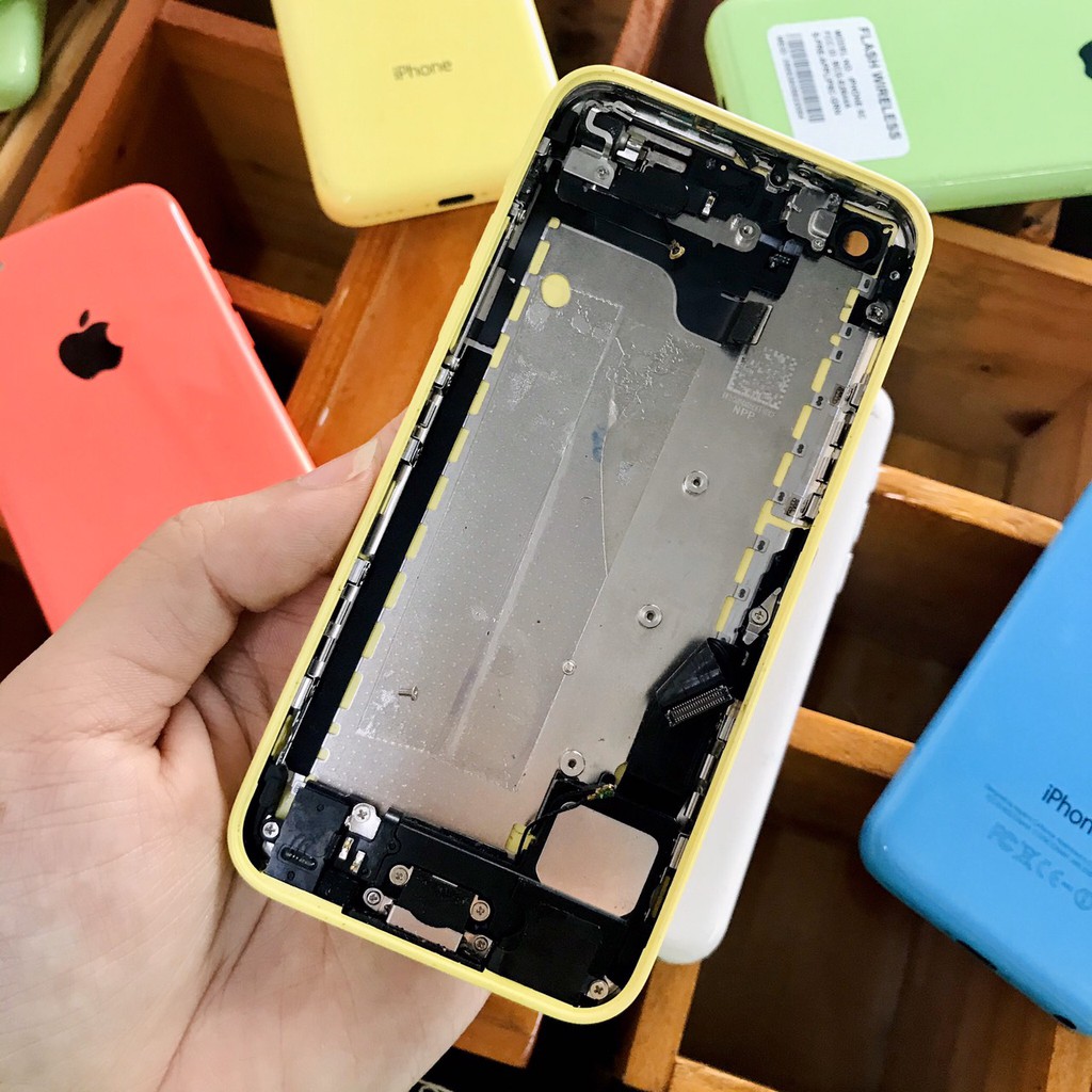 Cụm lưng iPhone 5C đủ màu, LƯU Ý: vỏ xấu, cấn