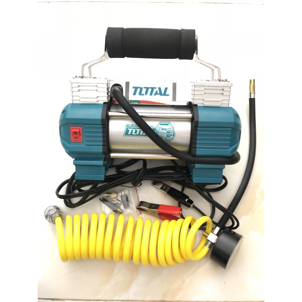 MÁY BƠM HƠI LỐP ÔTÔ 12V TOTAL TTAC2506T