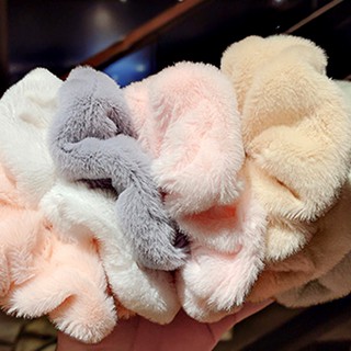 Cột tóc Scrunchies lông nhung mềm mịn dễ thương