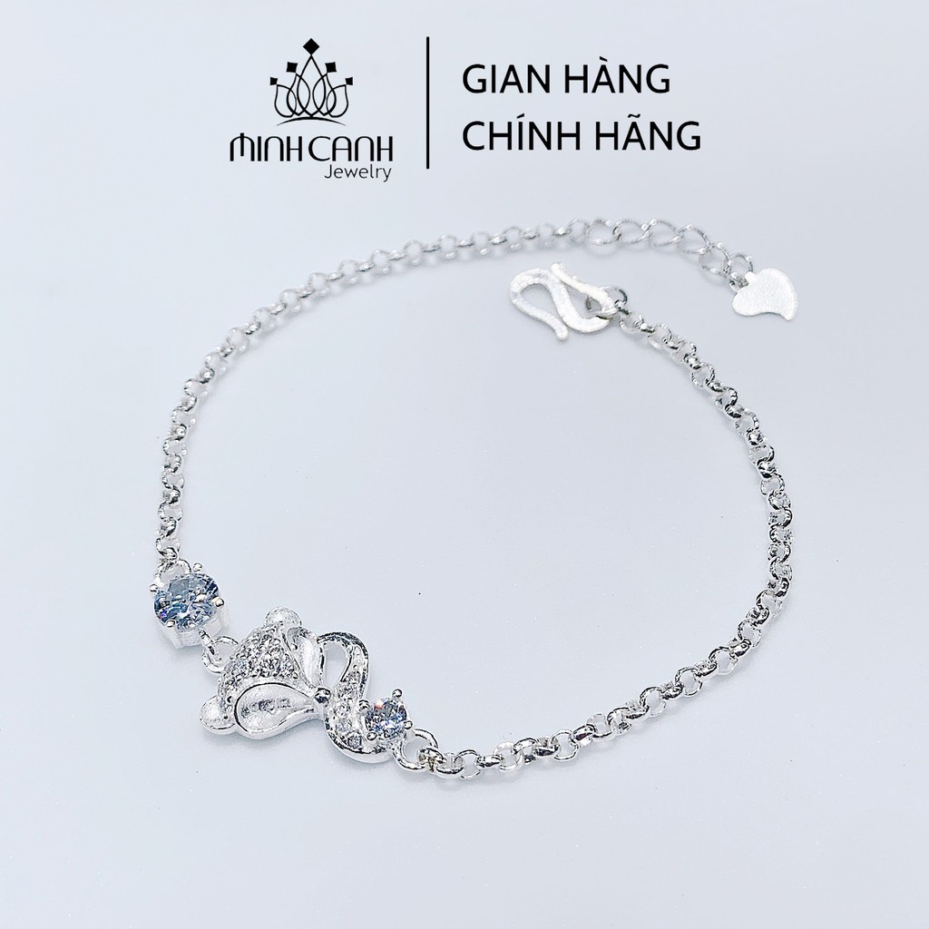 Lắc Tay Bạc Nữ Minh Canh Jewelry - Hồ Ly May Mắn