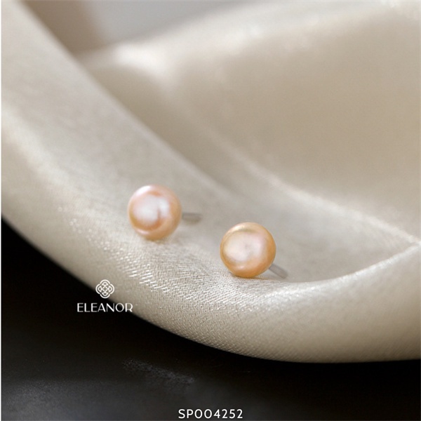 Bông tai nữ chuôi bạc 925 Eleanor Accessories nụ ngọc trai nhân tạo phụ kiện trang sức 4251