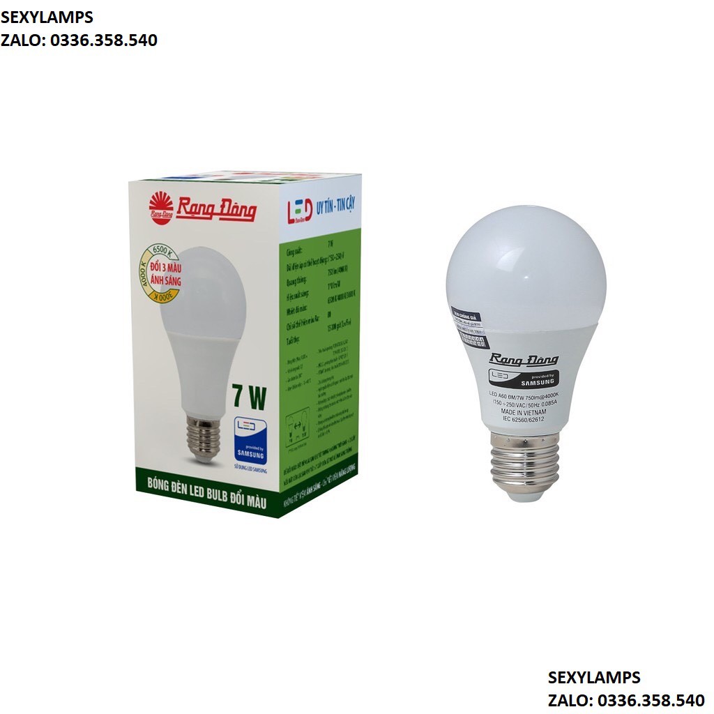 Bóng đèn LED đổi màu Rạng Đông chip LED Samsung | BigBuy360 - bigbuy360.vn