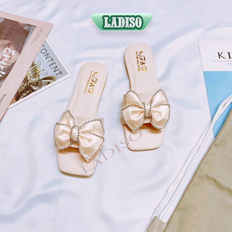 Dép nữ quai ngang LADISO phong cách Hàn Quốc xinh xắn dễ thương TT306