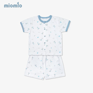 Bộ Sơ Sinh Tay Ngắn Nút Giữa MIOMIO Cho Bé Gái Bé Trai Từ 0 - 24 Tháng, Chất Liệu 100% Cotton- Thỏ Collection