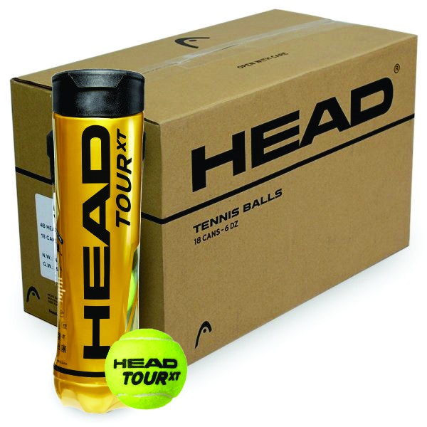 Thùng bóng tennis HEAD TOUR XT cao cấp (Loại 3 banh/hộp, Loại 4 banh/hộp)